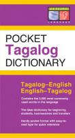 Periplus Pocket Tagalog Dictionary