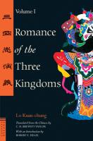 Romance of the Three Kingdoms volume 1
