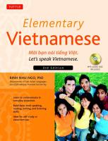 Elementary Vietnamese 3