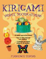 Kirigami Home Decorations