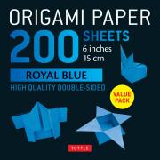 Origami Paper 200 sheets Royal Blue 6"