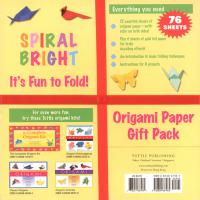Origami Paper : Bright - Spiral Pack