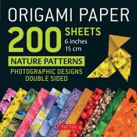 Origami Paper Nature Patterns 6"200s