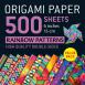 Origami Paper Rainbow 6" 500s