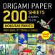 Origami Paper 200 sheets Hokusai Prints 6" (15 cm)